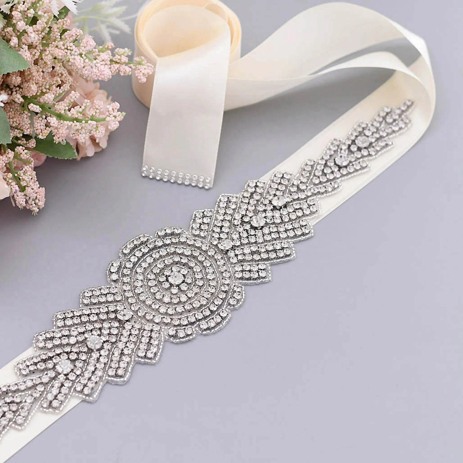 

Vintage Wedding Belts Sparkle Bridal Belts Handmade Jewelry Belts Crystal Bridesmaid Dress Accessories for Women Formal Dress