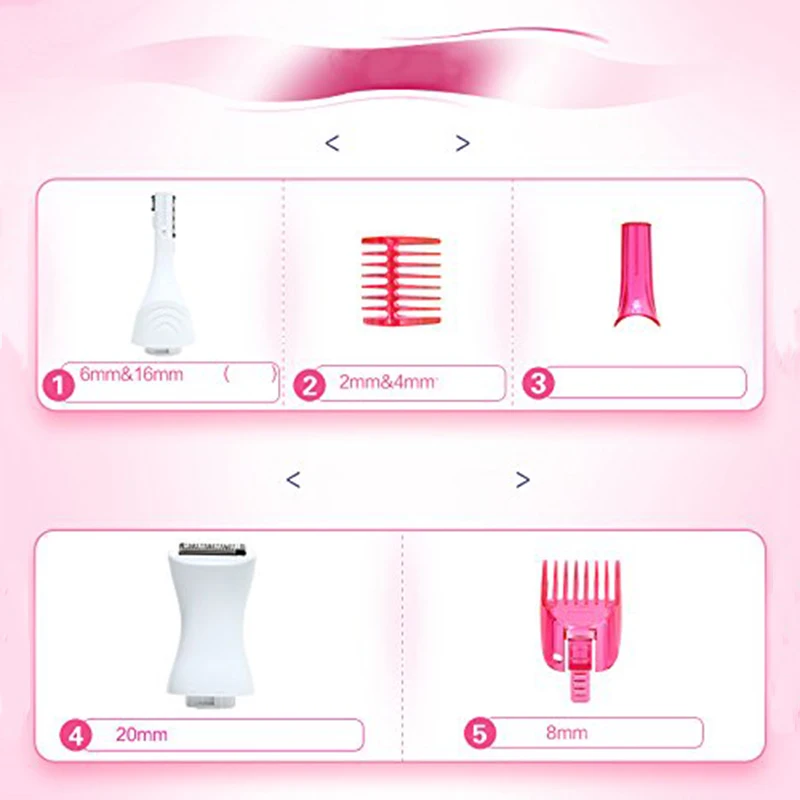 5 в 1 Многофункциональная портативная Бритва для бровей инструмент формирования