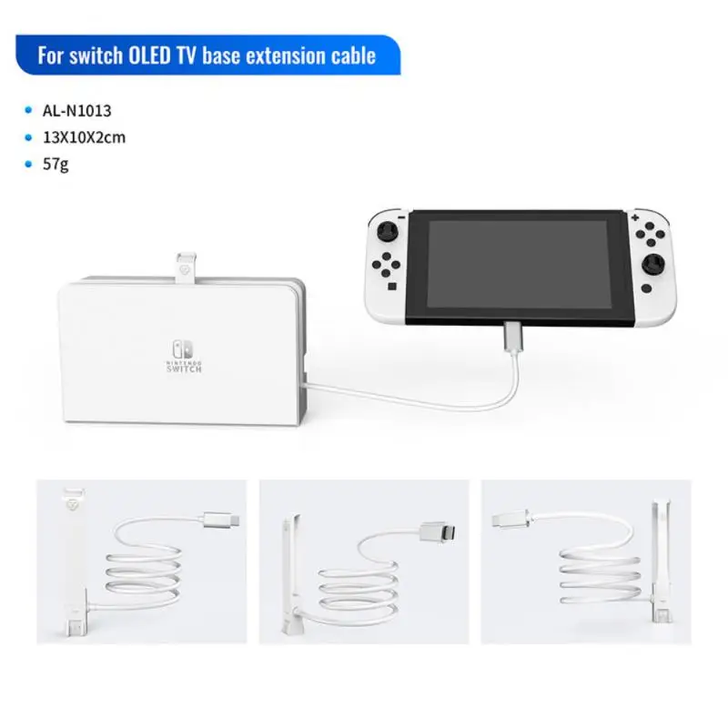 

1 PC Extension Line Charger Extender Cable USB Type-c TV Dock Video Cord For NS Switch Accessories For Nintendo Switch