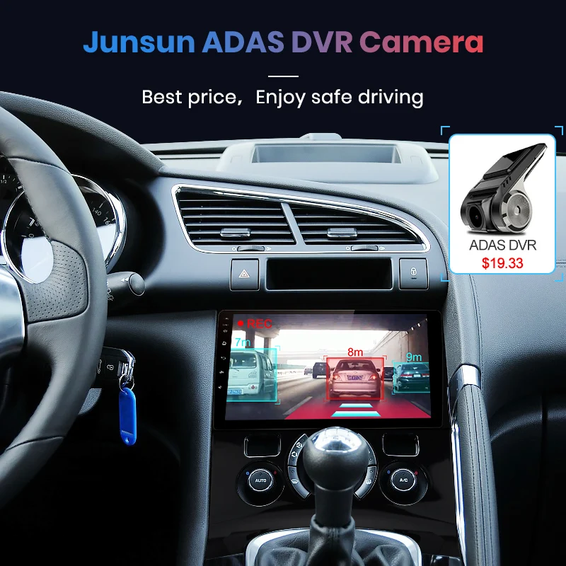 Junsun V1 2G+ 32G Android 9,0 для peugeot 3008 2009-2013 автомобильный Радио Мультимедиа Видео плеер навигация gps 2 din dvd