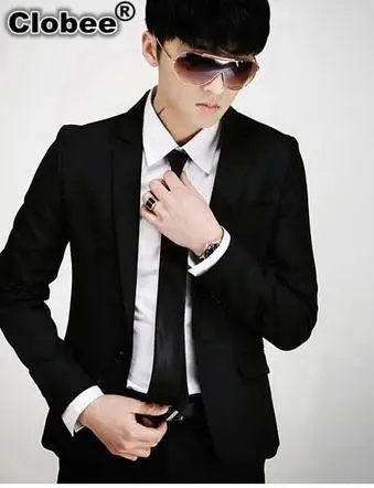 Облегающий деловой костюм пиджак Молодежный и студенческий - Цена: 