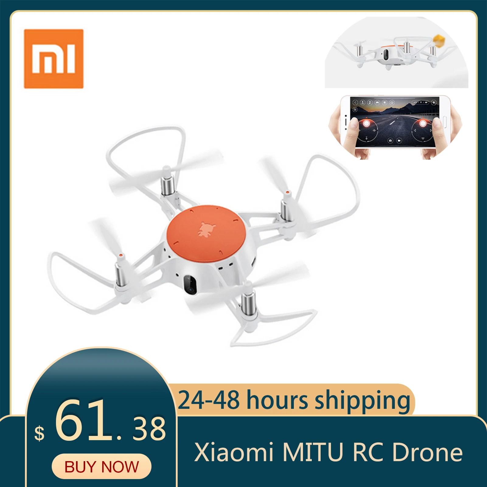 

Original Xiaomi MITUWIFI FPV 360 Tumbling RC Drone with 720P HD Camera Remote Control Mini Smart Aircraft Camera Drone Best Gift