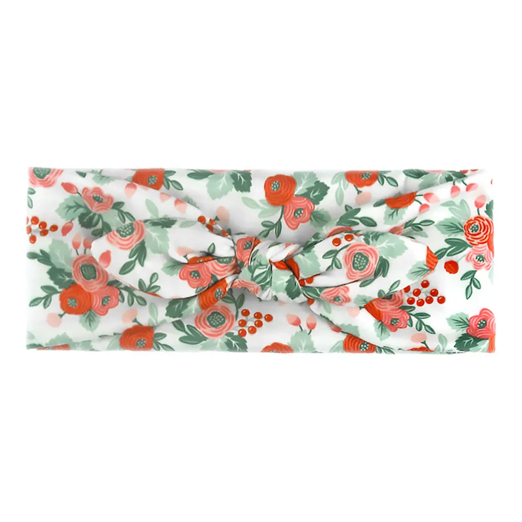 

3pcs Kids Elastic Floral Headband Hair Girls Baby Bowknot Hairband Set Hair Band Bandeau Newborn Headwear Kids Hair Accessories