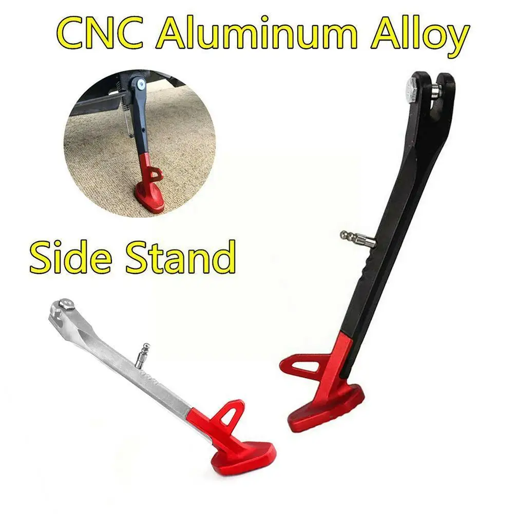 

1 Pcs Motorcycle Side Stand Metal Motorcycles Foot Adjustable Leg Sides Kickstand Retractable Universal Tools Prop Bracket C4H9