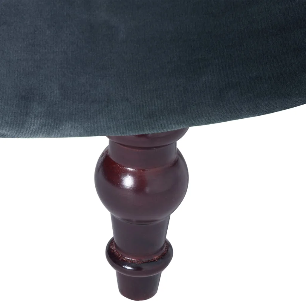 VidaXL Silla de respaldo alto terciopelo verde|Стулья для гостиной| |