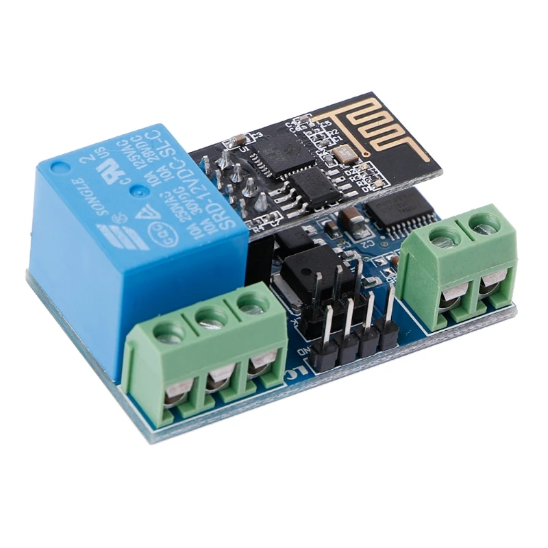 12V ESP8266 2-битное Wi-Fi реле IOT интеллектуальное домашнее мобильное приложение с