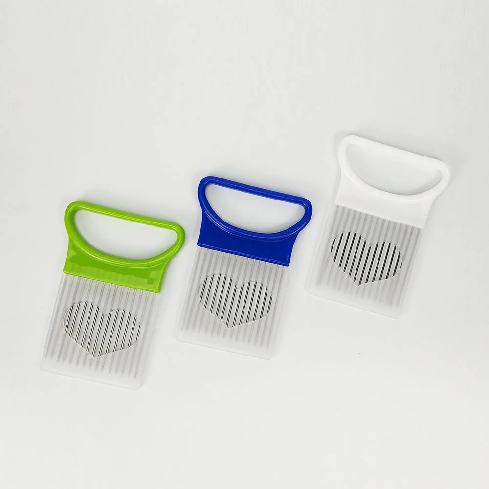 Нержавеющая сталь томатный лук овощи слайсер режущий держатель для помощи