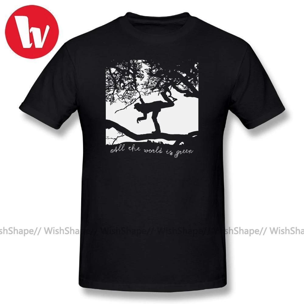 Футболка Tom Waits-Зеленая Мужская футболка с коротким рукавом и принтом 100% хлопок