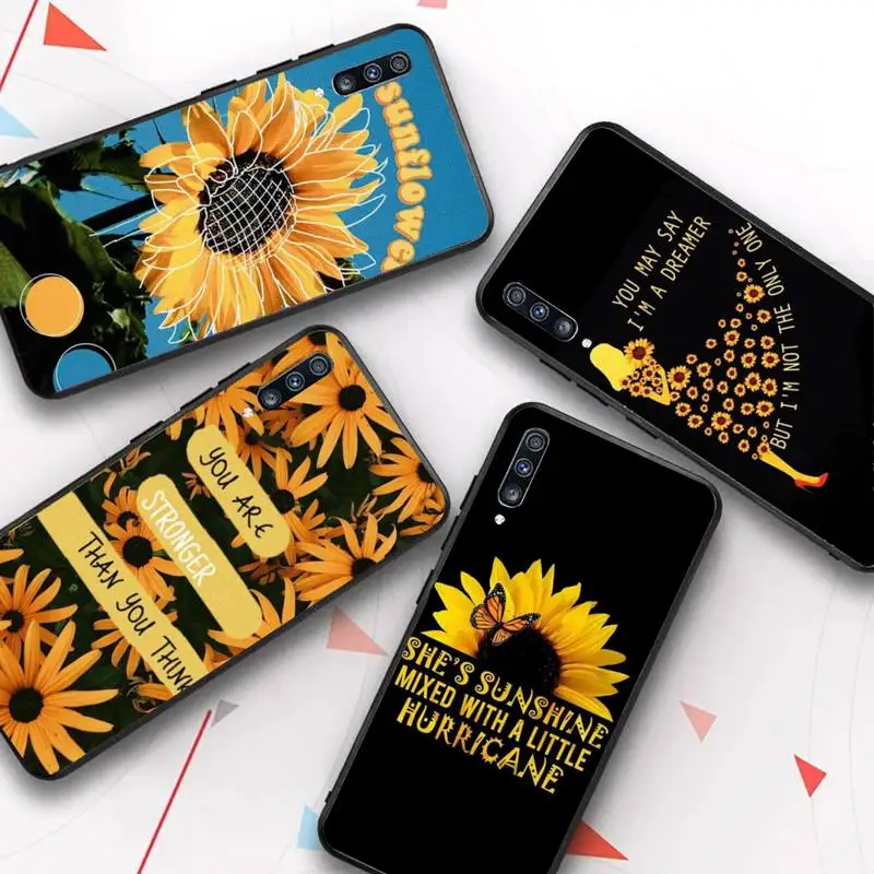 

Cute Sunflower Phone Case for Samsung Galaxy A 51 30s a71 Soft Silicone Cover for A21s A70 10 A30
