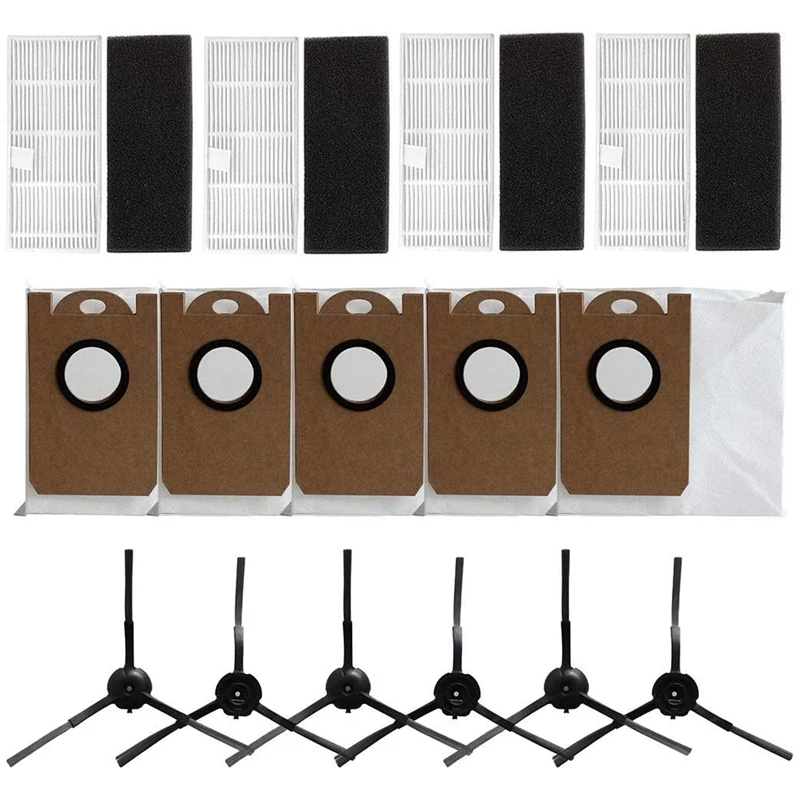 

Фильтры для пылесоса, пылесборники, боковые щетки для пылесоса VIOMI S9, герметичный большой пылесборник, боковая щетка с фильтром