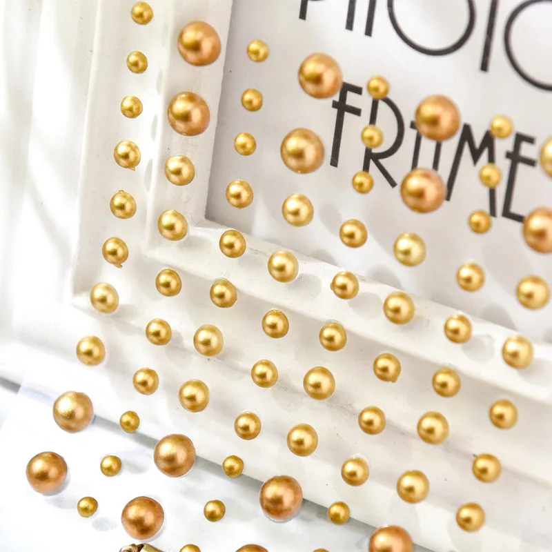 Scrapbook Imitation Pearls Stickers Acrylic Self Adhesive Accessories Personalized Diamond Laptop Skins Photo Frame Decoration | Дом и сад