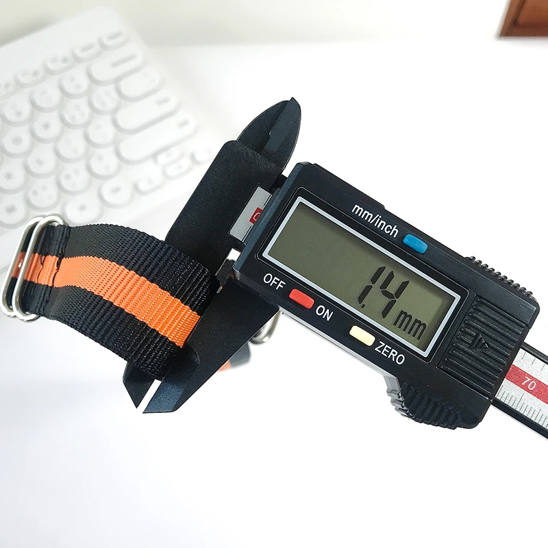 Ремешок спортивный из нейлоновой ткани для наручных часов цветной Радужный