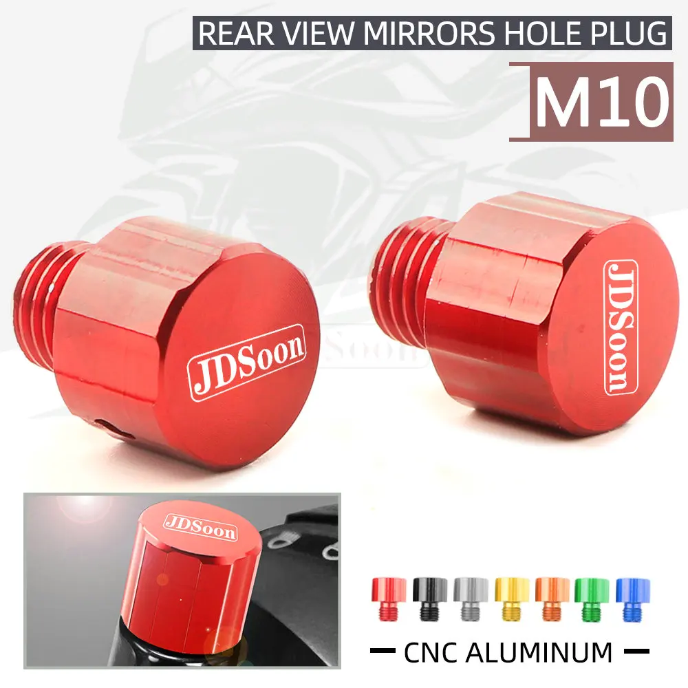 

2 шт. Универсальный Мотоцикл CNC зеркало отверстие Штекер винт для BMW R1250GS R 1250 GS ADV R1200GS F850GS F750GS F650GS S1000RR S1000R