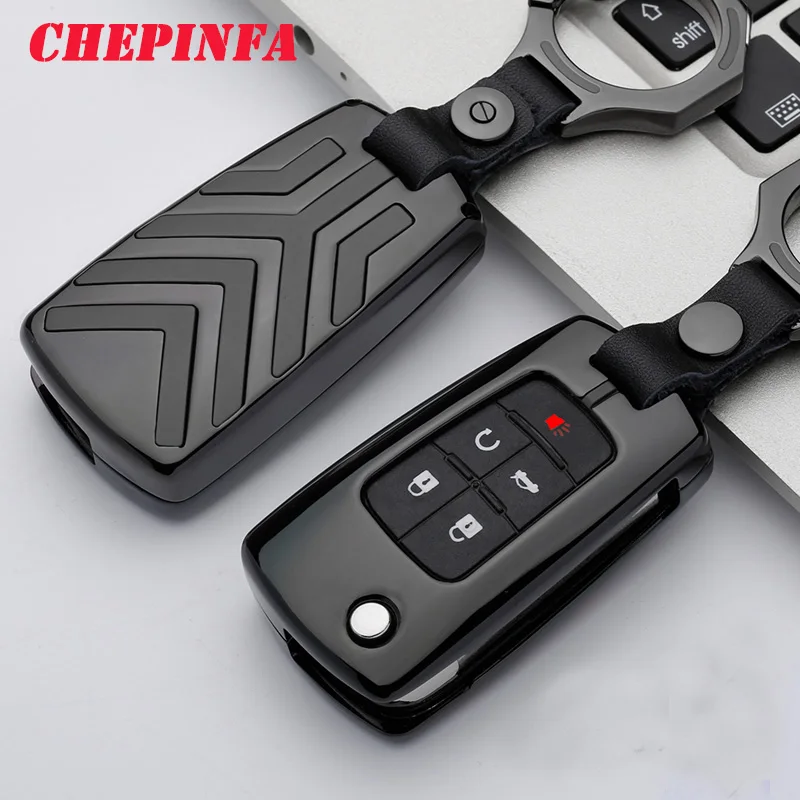 Металлический чехол для автомобильного ключа ключей Buick Chevrolet Cruze Aveo Trax Opel Vauxhall J