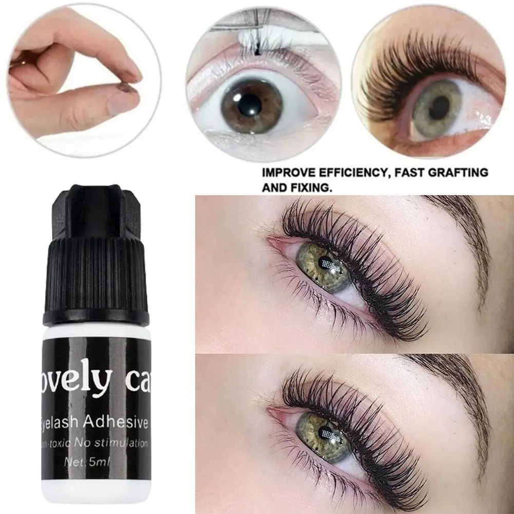 

Eyelash Extension Glue Strong Adhesive For Semi Permanent Lash Fast Drying Powerful Eyelash Extensions Adhesive Colle Faux Cil