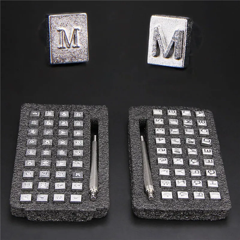 

36 шт./компл. алфавитные буквы и цифры, штампы из нержавеющей стали, металлические буквы, инструменты для рукоделия, кожевенное ремесло