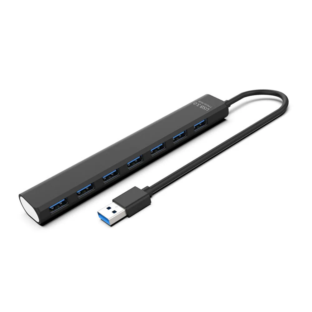 Multi USB 3 0 Hub 7-портовый высокоскоростной 5 Гбит/с тонкий компактный