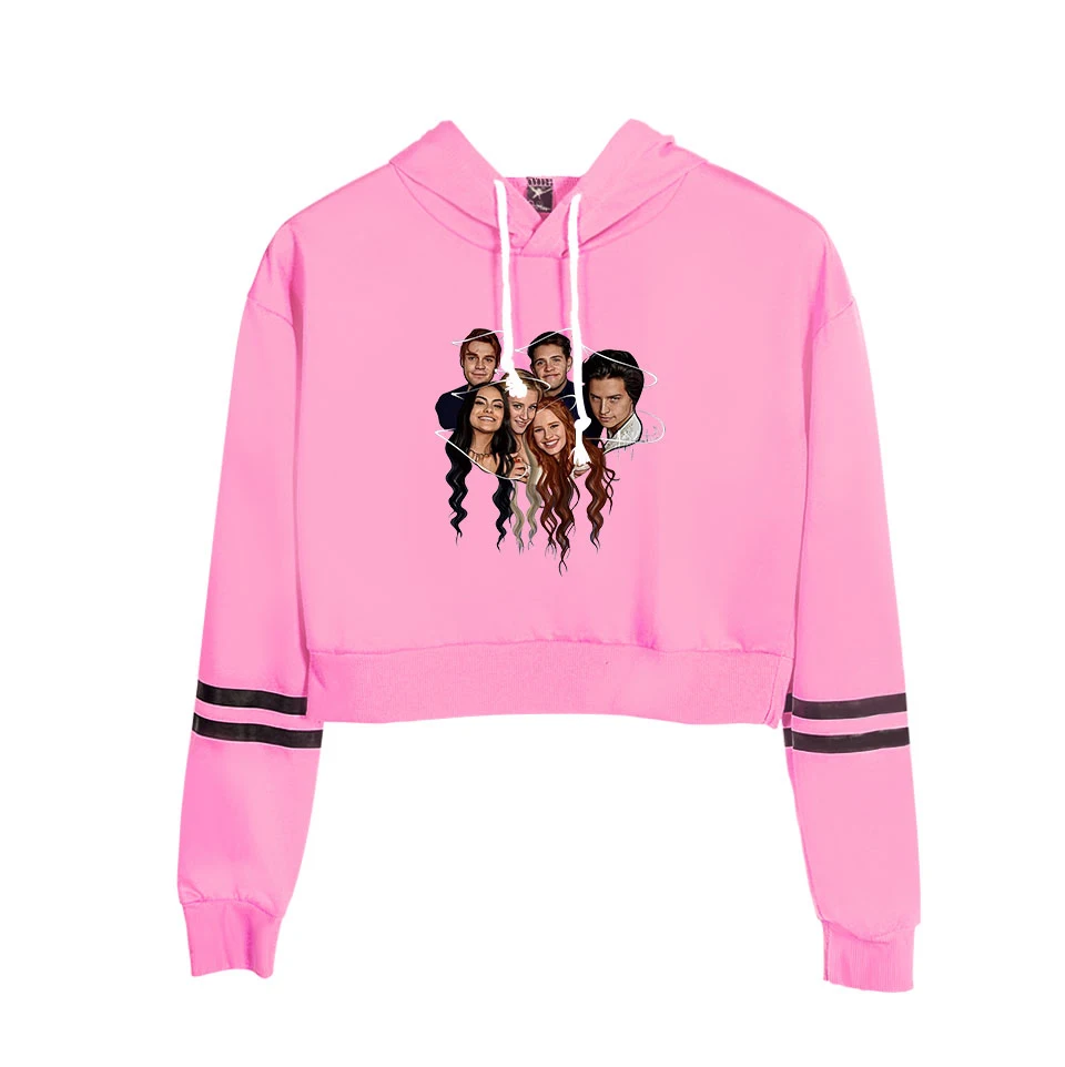 

Riverdale leaky belly button hoodie sweatshirt character print sexy clothing autumn girl street comfortable fashion pullover