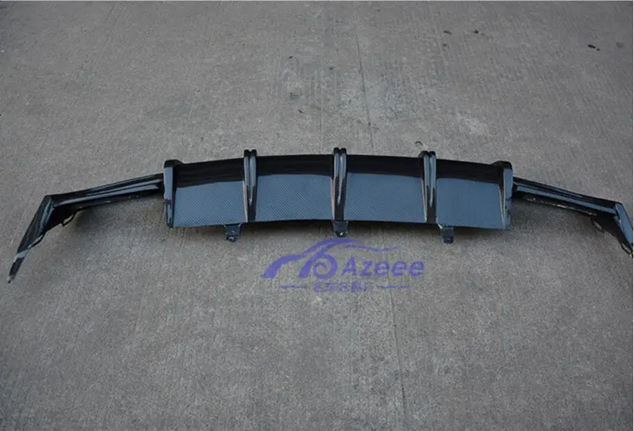 Губа заднего бампера из углеродного волокна автомобильный диффузор подходит для