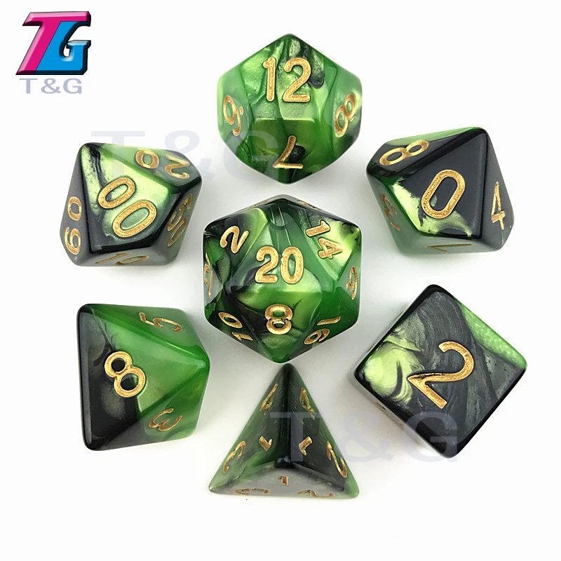 Темно красные и черные игральные кости DND Die игрушки для взрослых детей