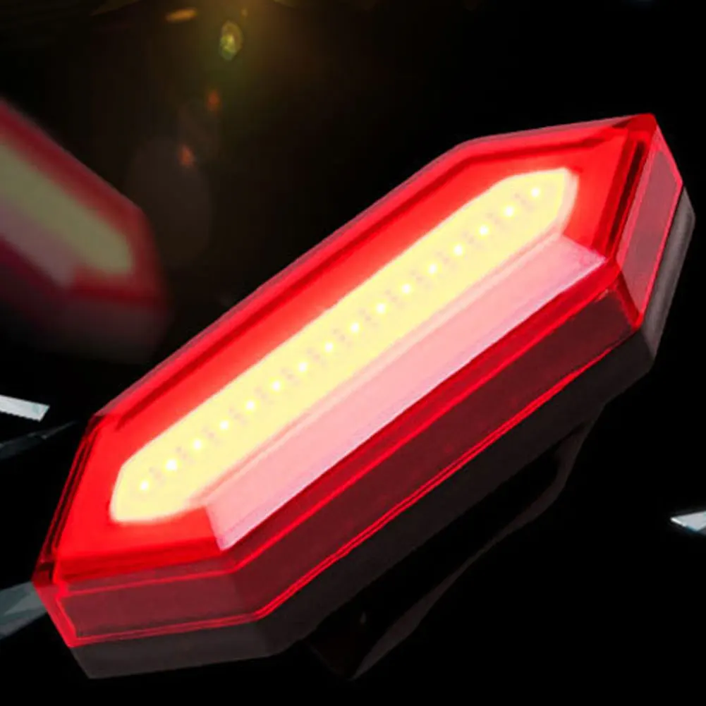 

Bicycle Tail Lamp Bike Taillight Night Waterproof Riding Warning Light USB Rechargeable Rear Lighting With Armband Bicycle Light