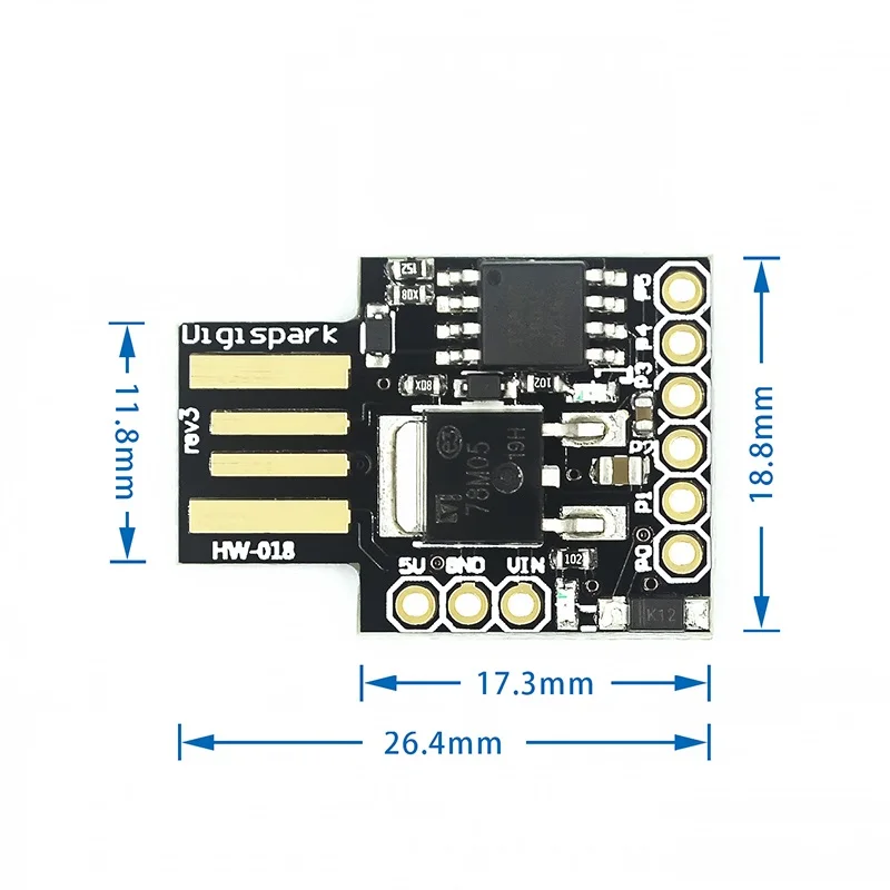 Плата разработки Attiny85 digispark KickStarter Mini USB для Arduino | Электронные компоненты и