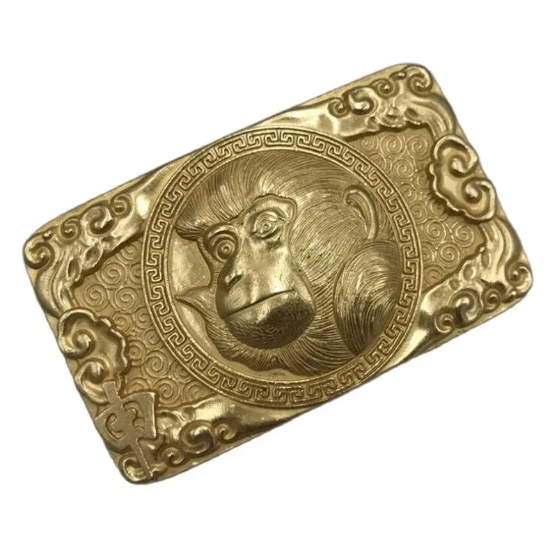 

Retail New 12 Different Animal Solid Brass Cowboy Belt Buckle High-Quality European American Fashion Couple Popular Buckles