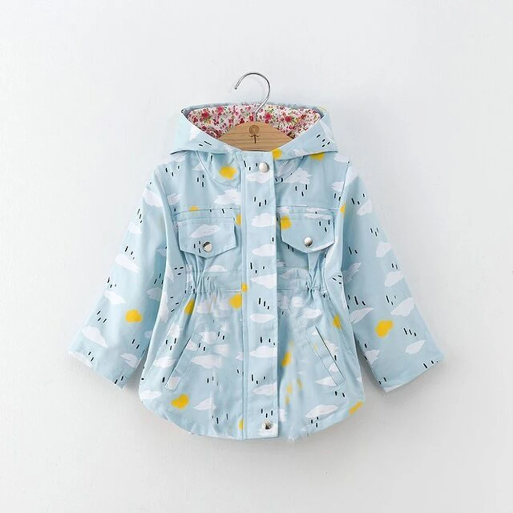 Benemaker/одежда для малышей весенняя куртка девочек детская ветровка Модное детское