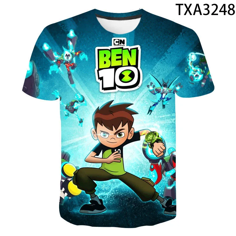 

2020 New Summer Ben Boy Girl Kids Fashion Men Women Children 3D Print T Shirt Short Sleeve Casual Cool Tops Tee