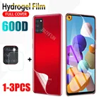 Защитная Гидрогелевая пленка 3 в 1 для Samsung Galaxy A21s A21 A30s A40 A41 A50 A51 A71