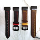 ДЛЯ Fenix 6X Pro браслет Кожа Быстрый простого кроя ремешок для смарт-часов Garmin Fenix 3 3HR Fenix 5X плюс умные часы бизнес-26 мм браслет