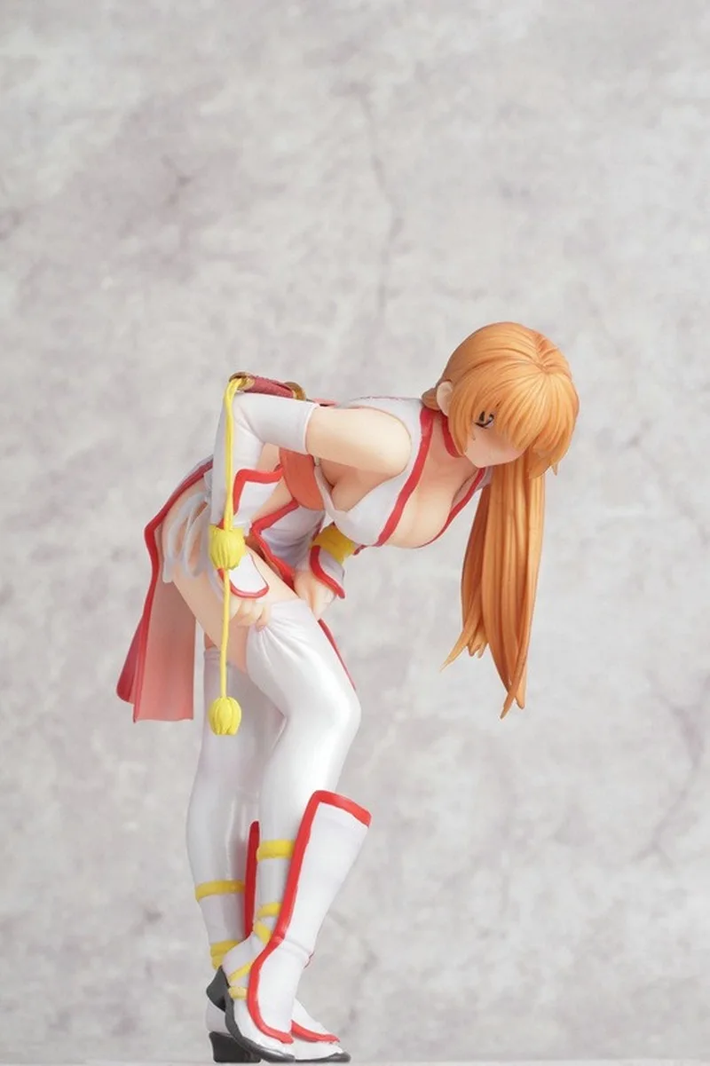 

NEW 21cm Dead or Alive Kasumi Variant White black and blue Sexy Girl PVC Model Toys Collectible Doll gift