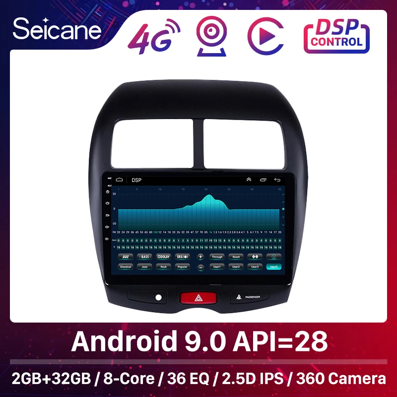Seicane 2 din Android 9 0 автомобильный Радио мультимедийный видео плеер GPS навигация для