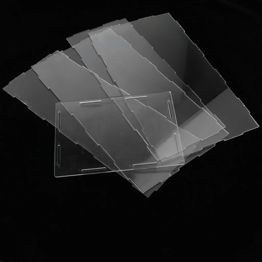 

Prettyia Clear Acrylic Display Case Dustproof Display Box - 5 .