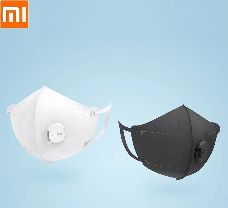 Xiaomi Airpop переносная маска PM2.5 анти Дымчатая для лица Складная комфортная