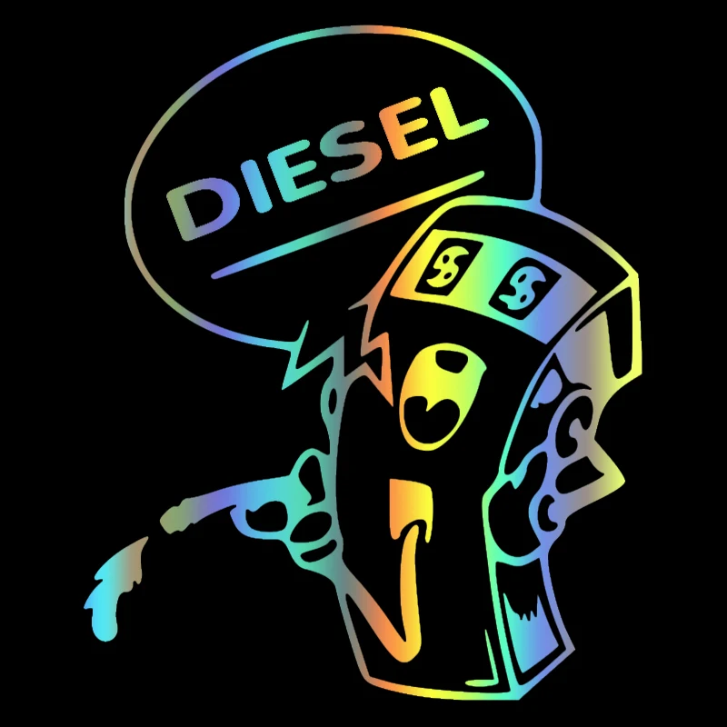 CS-312#12*10см DIESEL водонепроницаемые наклейки на авто машину наклейка для