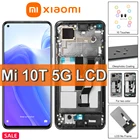 Оригинальный дисплей 6,67 дюйма для Xiaomi Mi 10T 5G  Mi 10T Pro 5G, ЖК-дисплей с сенсорным экраном, дигитайзер в сборе для Xiaomi Redmi K30S