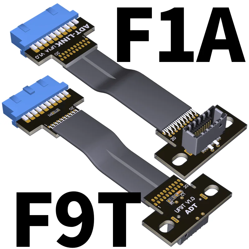 

Тип C USB3.1 Передняя панель розетка USB 3.1 19Pin к Type-E 20-контактный разъем плоский удлинитель адаптер ленточный кабель Защита от электромагнитных ...