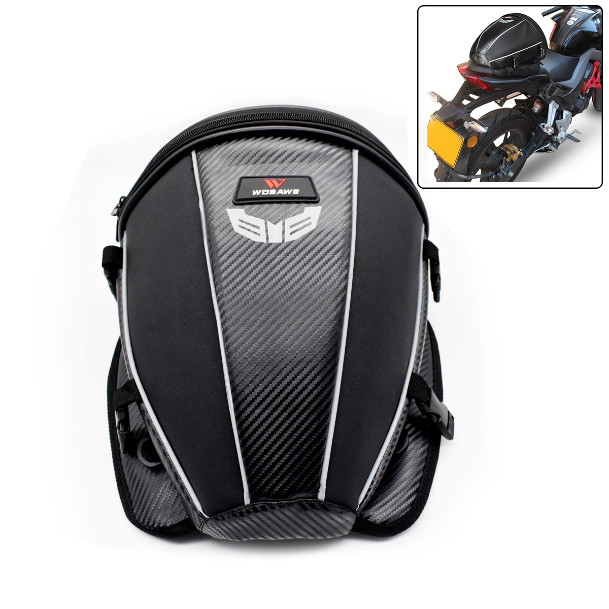 Сумка на заднее сиденье мотоцикла WASAWE многофункциональный водонепроницаемый