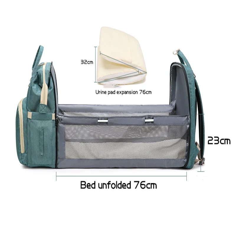 Mommy Bag Bassinet For Baby Bed Foldable Backpack Newborn Travel Indoor Breathable Infant Sleeping Basket | Мать и ребенок