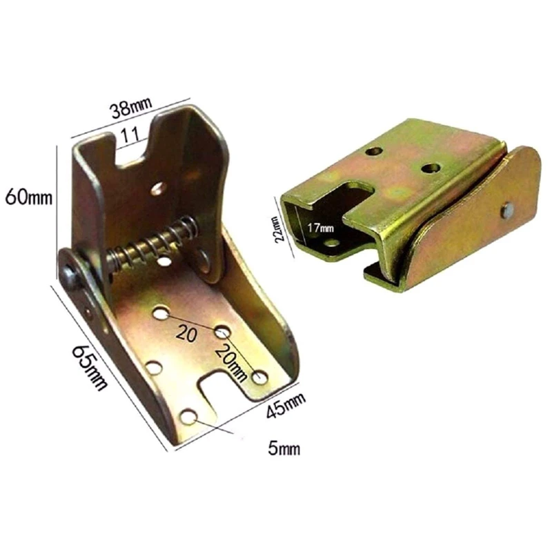 4 Pcs Bracket Self Locking Hinge Leg Accessories and Gussets-for Folding Work Table Kitchen Extension |
