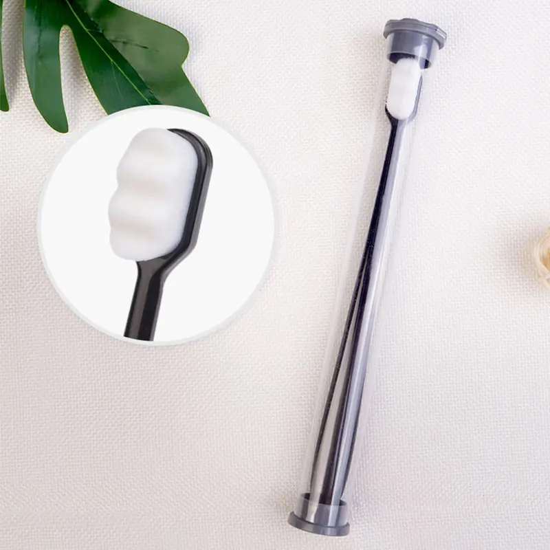 Зубная щетка с мягкой щетиной антибактериальные волокна волос Abs Материал щётка