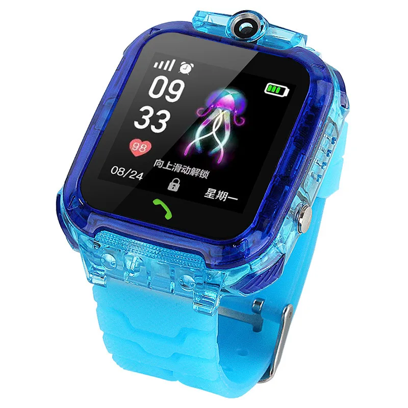 Водонепроницаемые Смарт часы S12 для детей с функцией отслеживания LBS трекером