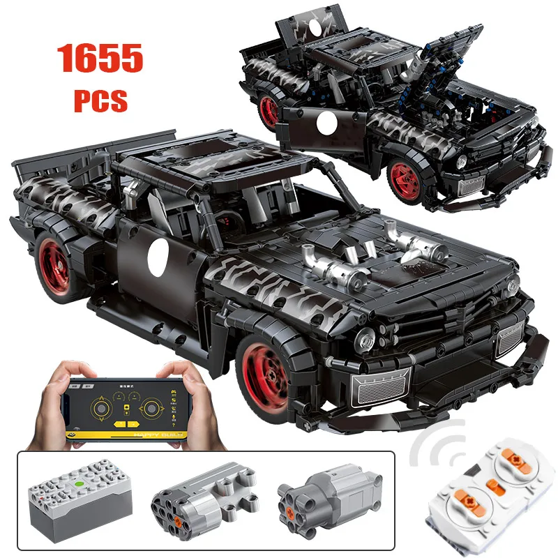 

Городской внедорожный Радиоуправляемый/нерадиоуправляемый гоночный автомобиль MOC, конструктор с техническим дистанционным управлением, м...