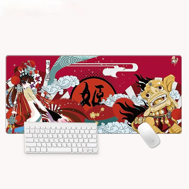 

Chinese Style Cute Mouse Pad Large Kawaii Desk Pads Gaming Writing Desk Mats Keyboard Mousepad for PC Computer Gamer