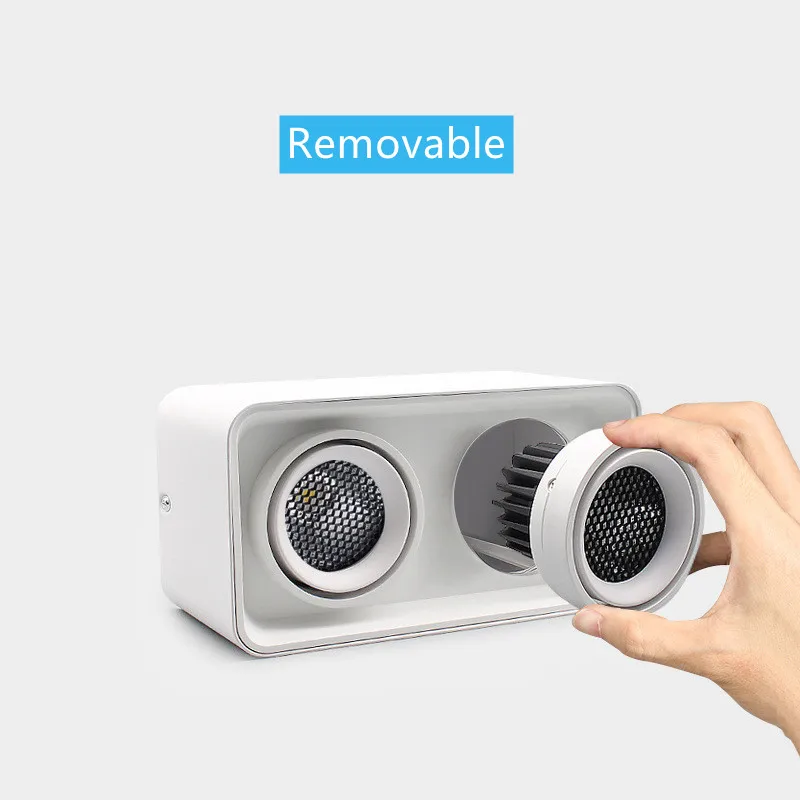 Квадратный светодиодный потолочный светильник с поверхностным креплением 7 Вт 21