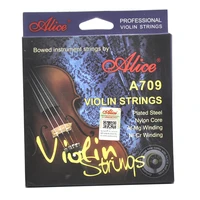 alice a709 professional violin strings bowed instrument strings 5 string set e a e b a d g