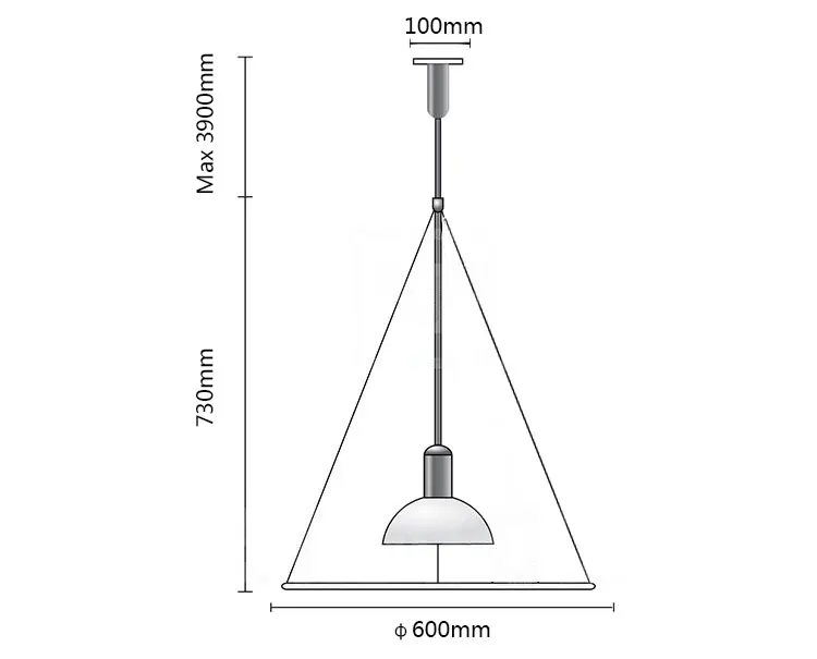Креативный итальянский дизайнерский подвесной светильник s для ресторана учебы