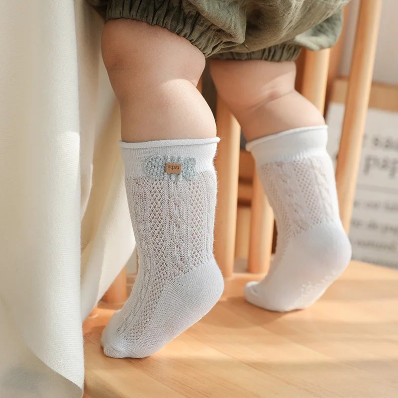 3 Pairs / Lot Baby Socks Mesh Thin Cotton Models Boys Girls Boneless Suture Newborn Accessories Children | Детская одежда и обувь
