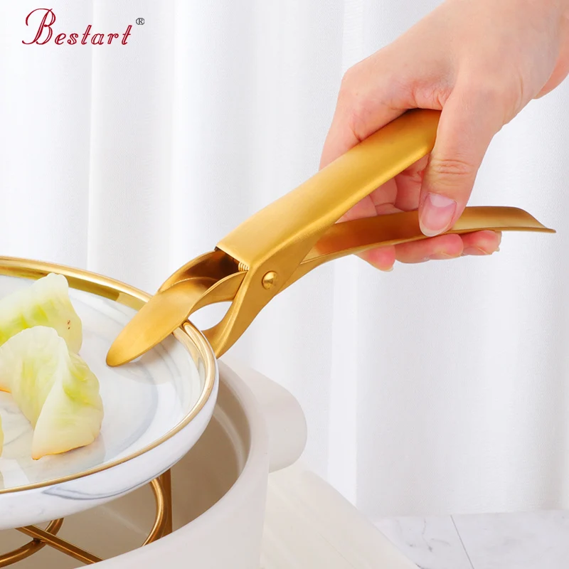 

Stainless Steel Pot Clip Kitchen Anti-Scalding Tools For Hot Dish Dish Rack Pot Convenient Multifunction Insulation Plate Clamp